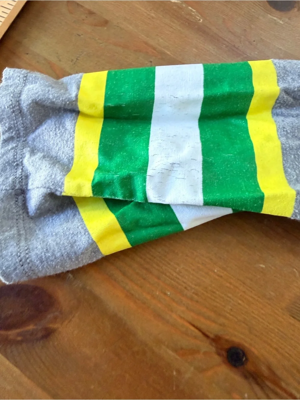 Nike Green and Gray Oregon Duck Raglan Tee with Yellow Accent